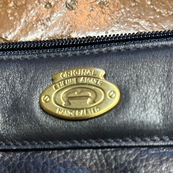 Vintage black Aigner purse shoulder or crossbody bag black 8” x 11” - Picture 1 of 10